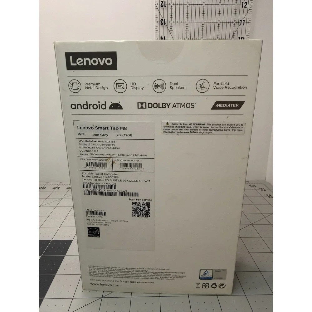 Lenovo Smart Tab M8 with Charging Station